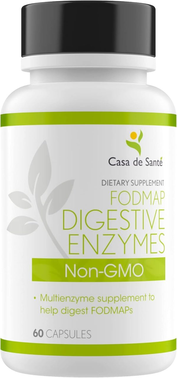 FODMAP Digestive Enzymes Certified| No High FODMAP inulin| FODMAP Keto...