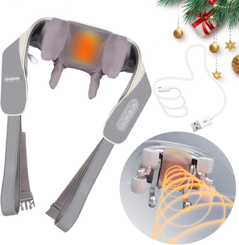 FSA HSA Eligible Neck Massager, Portable Neck Massager for Pain Relief...