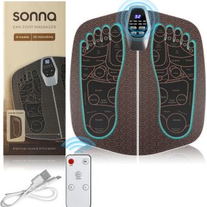 Foot Massager Mat for Neuropathy,EMS Foot Massager for Circulation and...