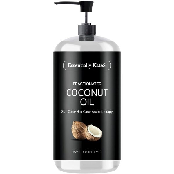 Fractionated Coconut Oil - Body & Hair Carrier Oil, 16.9 Fl Oz (500ML)...
