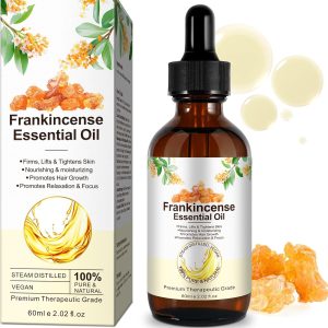 Frankincense Essential Oil, Frankincense Oil for Face, 100% Pure and N...