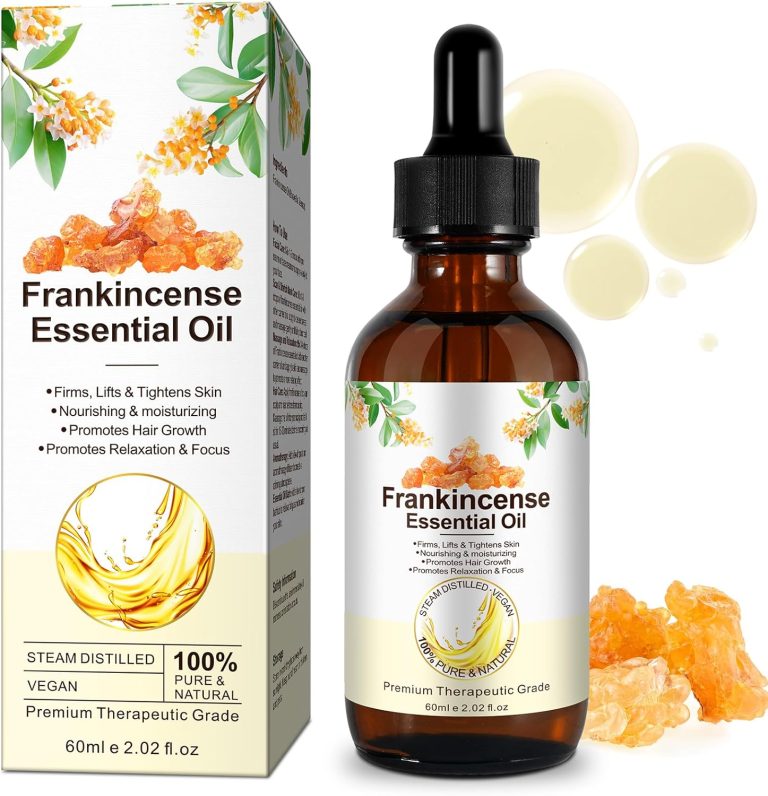 Frankincense Essential Oil, Frankincense Oil for Face, 100% Pure and N...