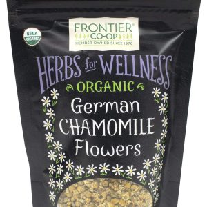 Frontier Co-op Organic Chamomile Flowers, Whole - 1.66oz Bag, Dried, P...