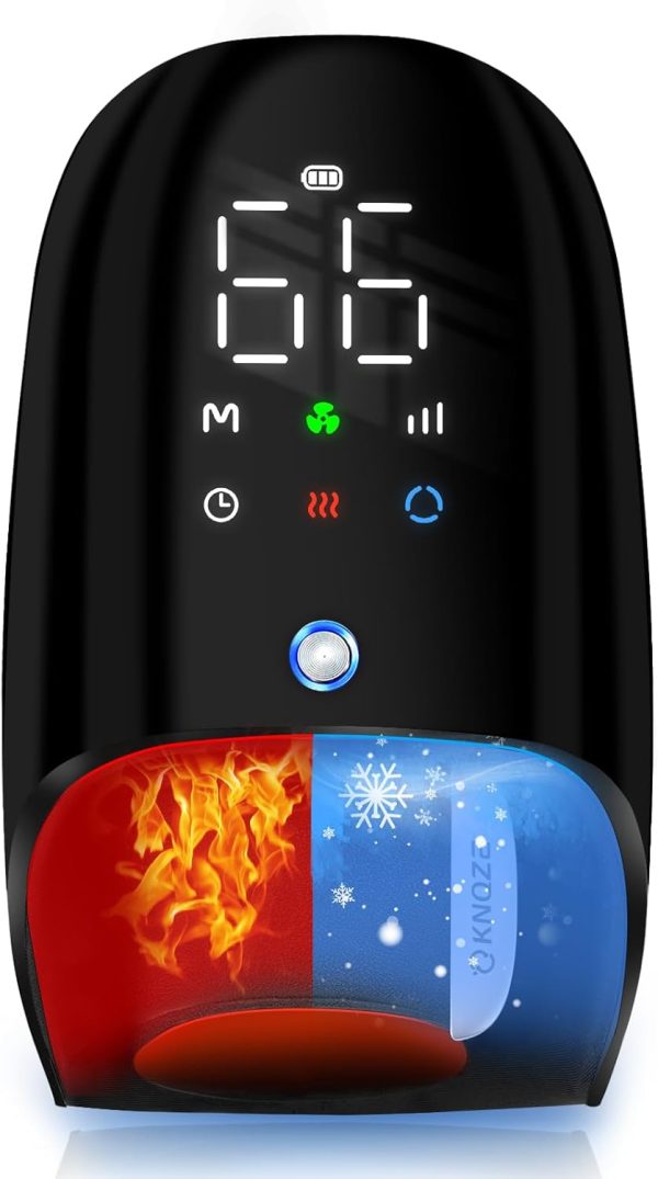 Fsa Hsa Eligible Cordless Hand Massager with Heat and Compression, Rol...