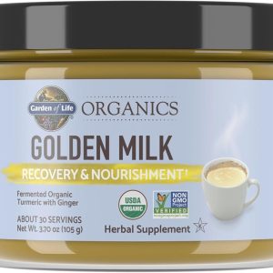 Garden of Life Organics Golden Milk Recovery & Nourishment Powder - 44...