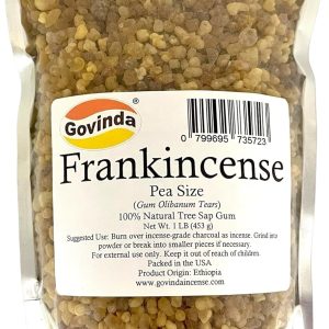 Govinda Frankincense Natural Tree Sap Gum Pea Size 1 lb