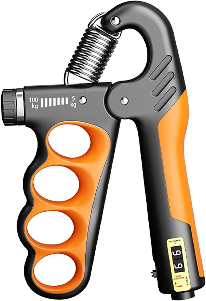 Grip Strength Trainer, Hand Grip Strengthener with Adjustable Resistan...