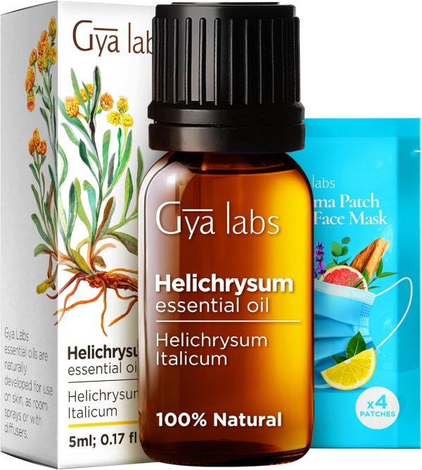 Gya Labs Helichrysum Oil for Skin - Natural Helichrysum Essential for ...