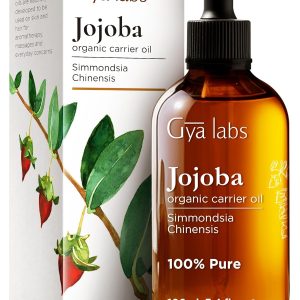 Gya Labs Organic Jojoba Oil for Hair & Skin - 100% Pure Natural Unrefi...