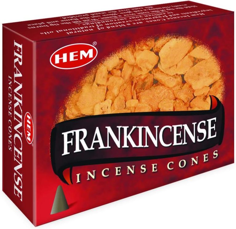 HEM Frankincense Incense Cones (Pack of 12 - 120 Count) | Long lasting...