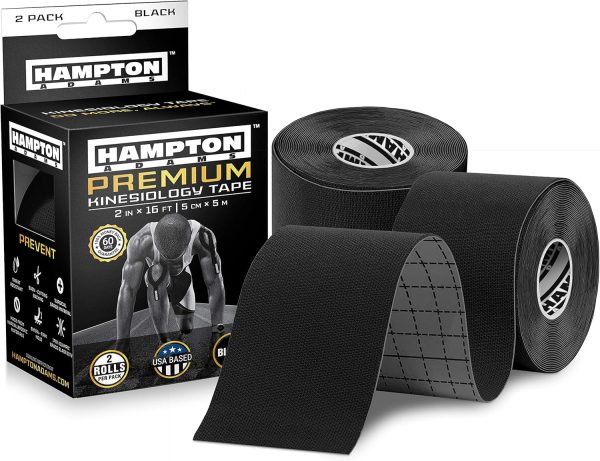 Hampton Adams | As Seen on Shark Tank | Elastic Kinesiology Tape (2-Pa...