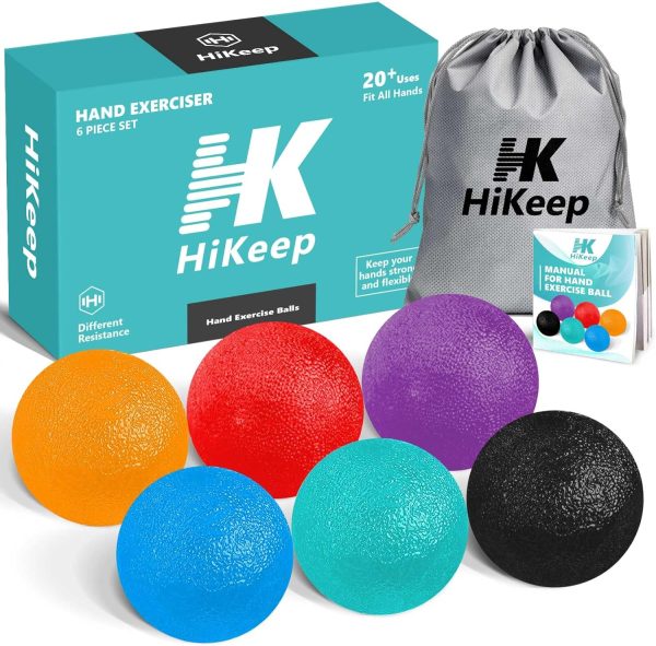 Hand Exercise Balls, Stress Balls, Therapy Different Resistance Workou...
