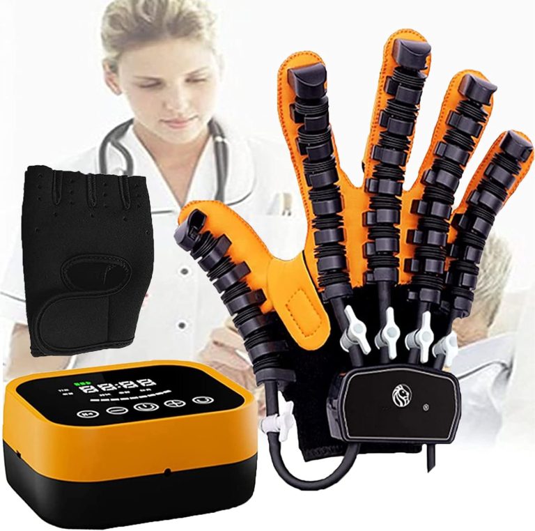 Hand Function Rehabilitation Trainer Robotic Rehab Gloves, Finger Orth...