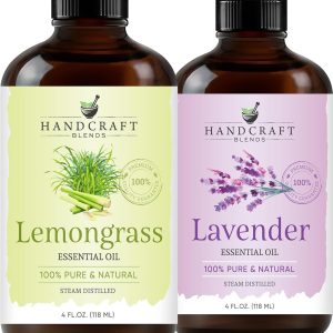 Handcraft Blends Lavender Essential Oil and Lemongrass Essential Oil S...