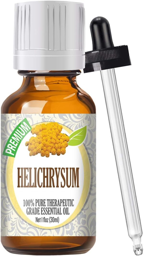 Healing Solutions Oils - Helichrysum Essential Oil 1 oz - Pure & Natur...