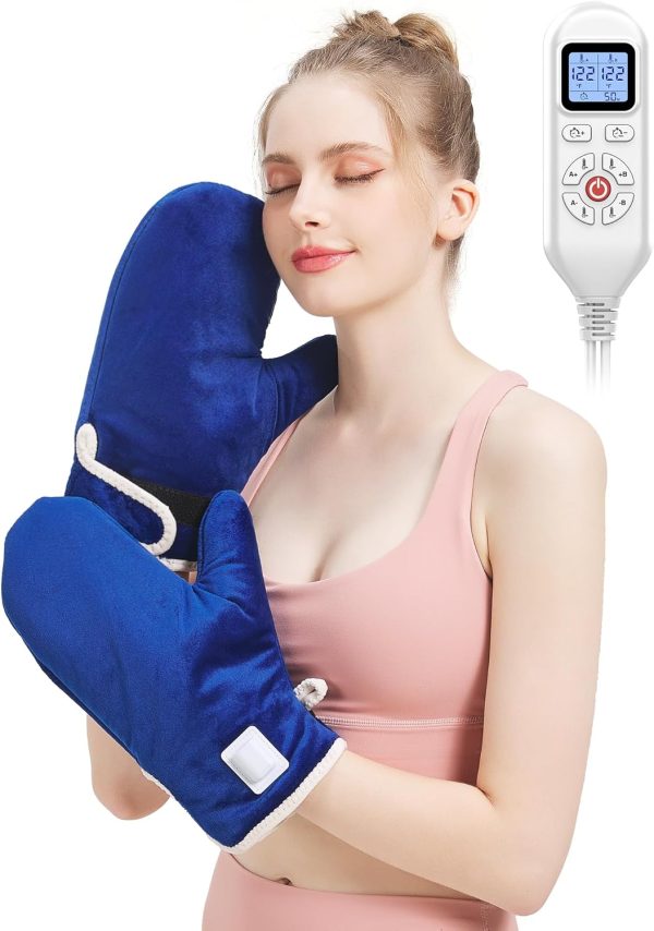 Heated Gloves for Arthritis Hands - Electric Heating Mittens 30s Fast ...
