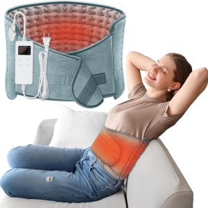 Heating Pad for Back Pain Relief Period Cramp, 12"x24" Heating Pads wi...