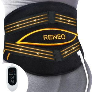 Heating Pad for Back Relief, Wearable Heating Pad with Adjustable Comp...