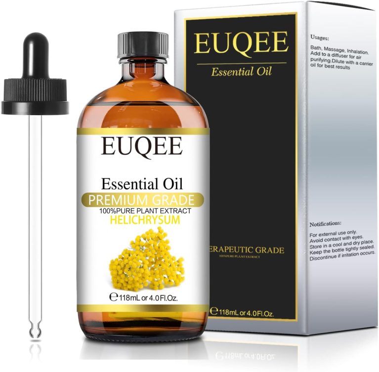 Helichrysum Essential Oil 4 oz/118 ml Large Bottle Premium Helichrysum...