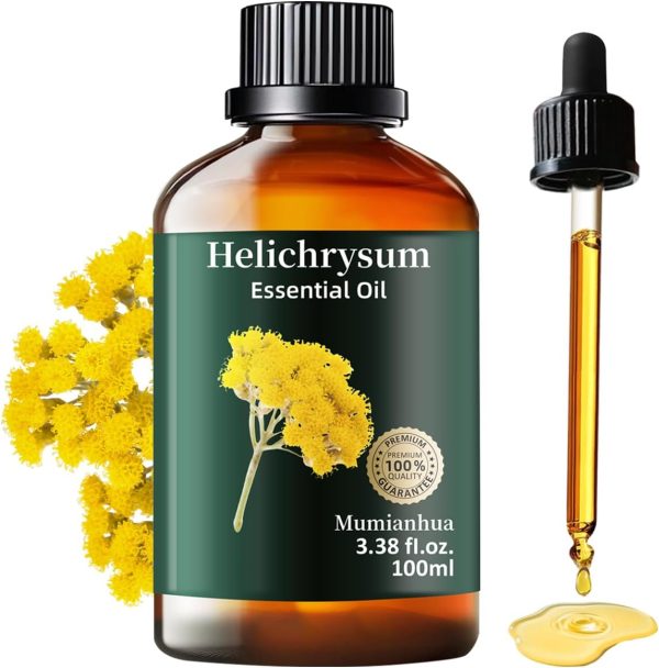 Helichrysum Essential Oil Pure, Mumianhua Undiluted & Natural Helichry...