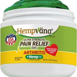 Hempvana Arthritis Pain Relief Gel, Ultra-Strength for Arthritis in Mu...