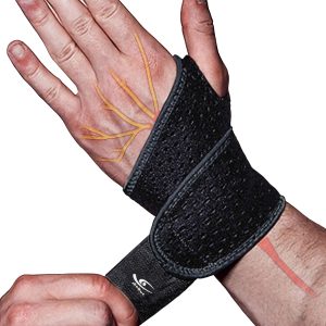 HiRui 2 Pack Wrist Compression Strap and Wrist Brace Sport Wrist Suppo...