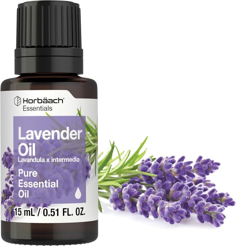 Horbäach Pure Lavender Essential Oil | .51 fl oz (15ml) | for Massage,...