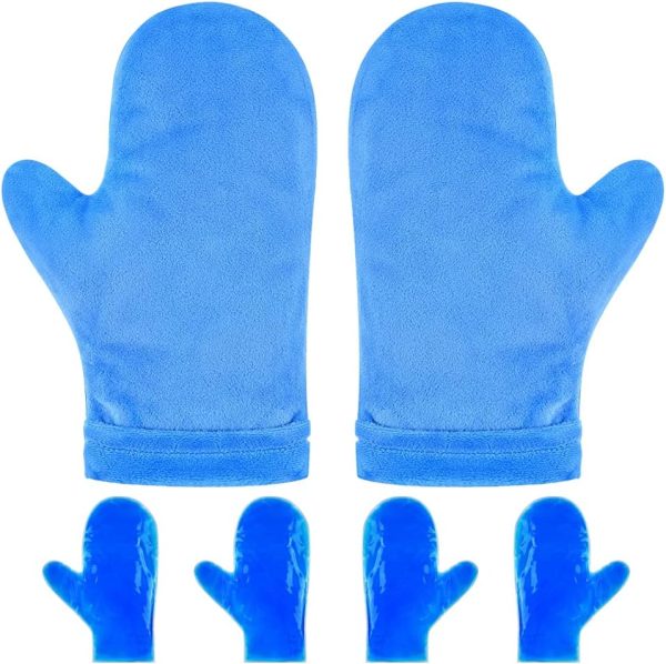 Hot & Cold Therapy Gloves | Ice & Heat Pain Relieving Mittens | Microw...