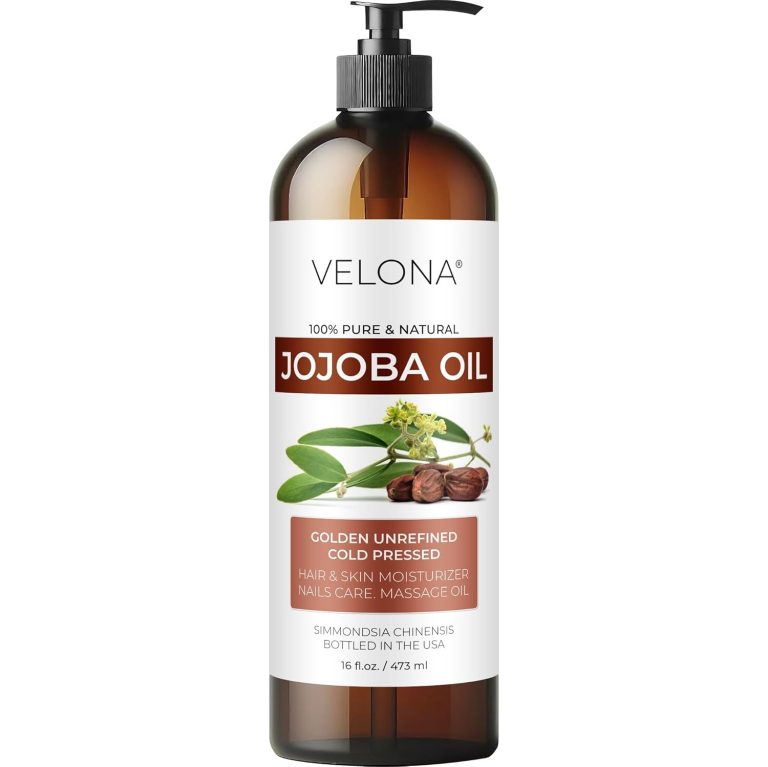 Jojoba Oil - 16 fl oz | 100% Pure and Natural | Golden, Unrefined, Col...