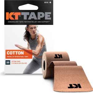 KT Tape, Original Cotton, Elastic Kinesiology Athletic Tape, 20 Count,...