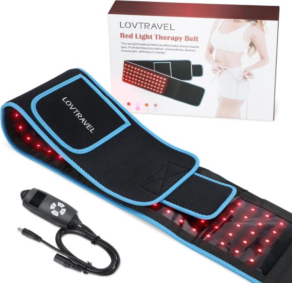 LOVTRAVEL Red Light Therapy Belt Infrared Light Therapy Devices for bo...