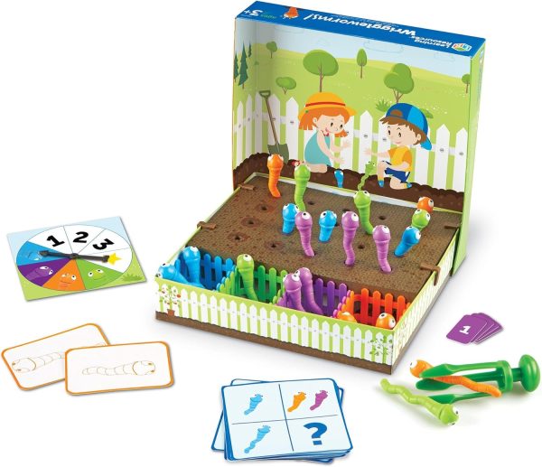 Learning Resources Wriggleworms! Fine Motor Activity Set - 47 Pieces, ...