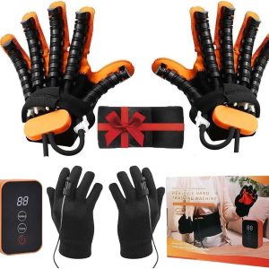 (Left & Right)Hand Rehabilitation Robot Gloves, Stroke Recovery Therap...