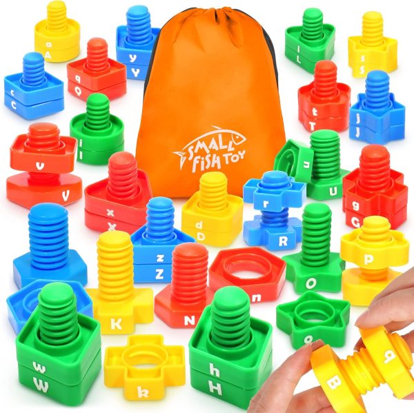 Letters Learning Matching Game | Fine Motor Skills Toy Set for Toddler...