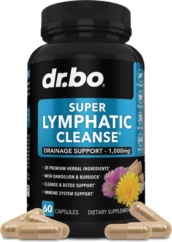 Lymphatic Drainage Supplements Pills - Lymphatic Support Total Herbal ...