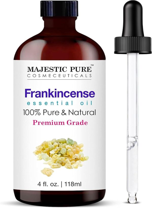 MAJESTIC PURE Frankincense Essential Oil with Glass Dropper | 100% Pur...