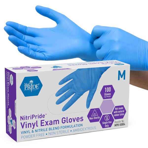 MED PRIDE Disposable Multipurpose Hand Protection Nitrile-Vinyl Blend ...