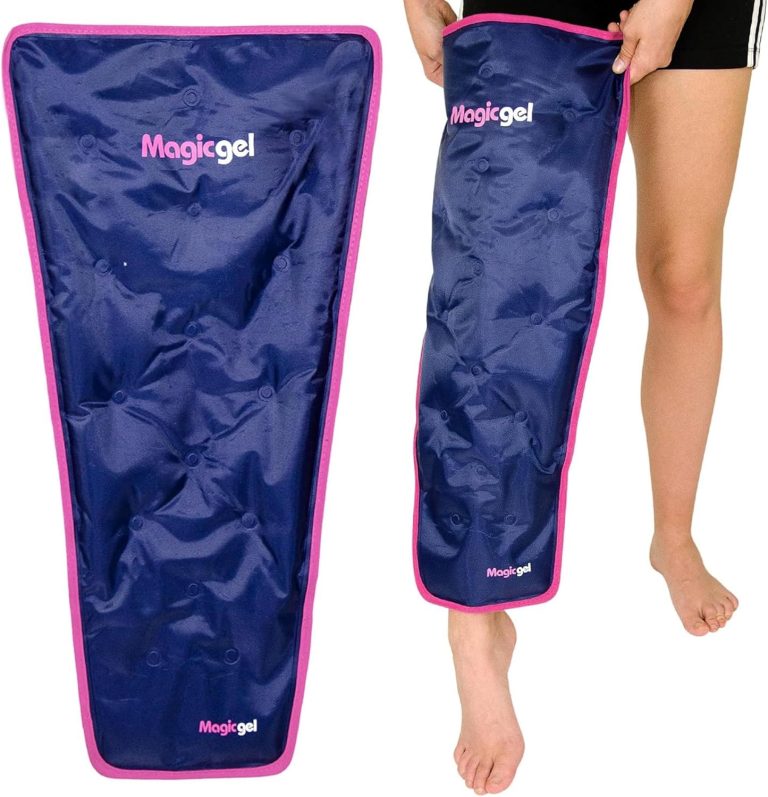 Magic Gel Leg Ice Pack - Professional Cold Therapy - Wrap Around Shin ...