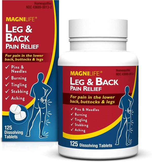 MagniLife Leg & Back Pain Relief, Fast-Acting Pain Relief, Naturally S...