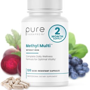 Methyl Multi Without Iron Methylated Multivitamin for Men & Women, 60-...