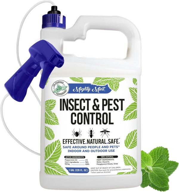 Mighty Mint Gallon (128 oz) Insect and Pest Repellent Peppermint Oil -...