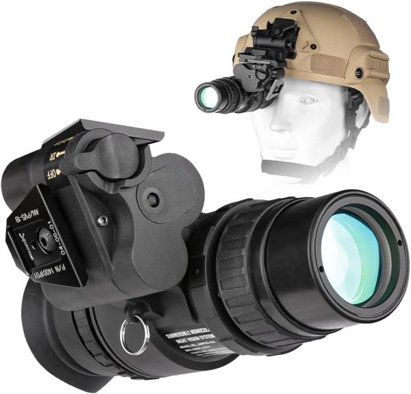 Monocular PVS18 Night Vision Goggle, 1X32 Infrared Digital Scope Night...