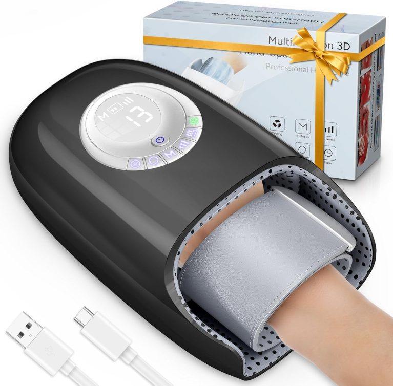 Mothers Day Gifts for mom， Hand Massager with Heat and Compression, 3D...