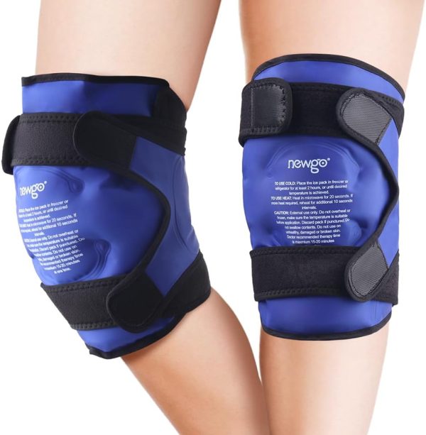 NEWGO Ice Pack for Knee Replacement Surgery, Reusable Gel Cold Pack Wr...