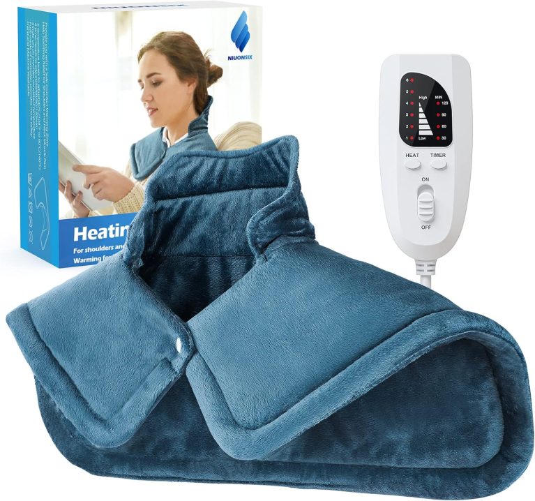 NIUONSIX Heating Pad for Neck and Shoulders and Back, Birthday Gifts f...