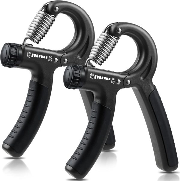 NIYIKOW 2 Pack Grip Strength Trainer, Hand Grip Strengthener, Adjustab...