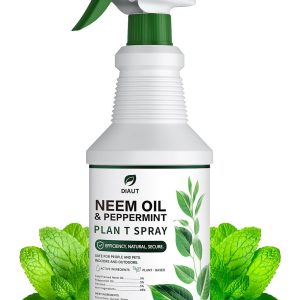 Neem Oil & Peppermint Spray, Natural Neem Oil Plant Protection for Ind...