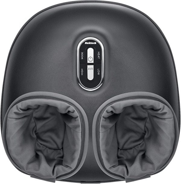 Nekteck Shiatsu Foot Massager Machine with Soothing Heat, Deep Kneadin...
