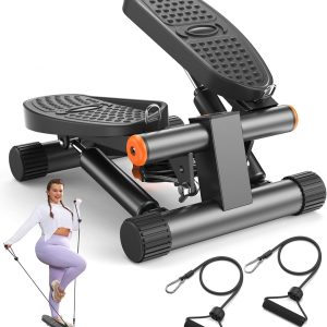 Niceday Steppers for Exercise, Mini Stair Stepper with Resistance Band...