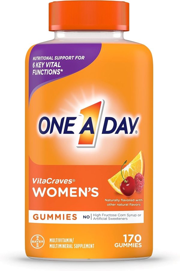 One A Day Women’s Multivitamin Gummies, Multivitamin For Women with Vi...